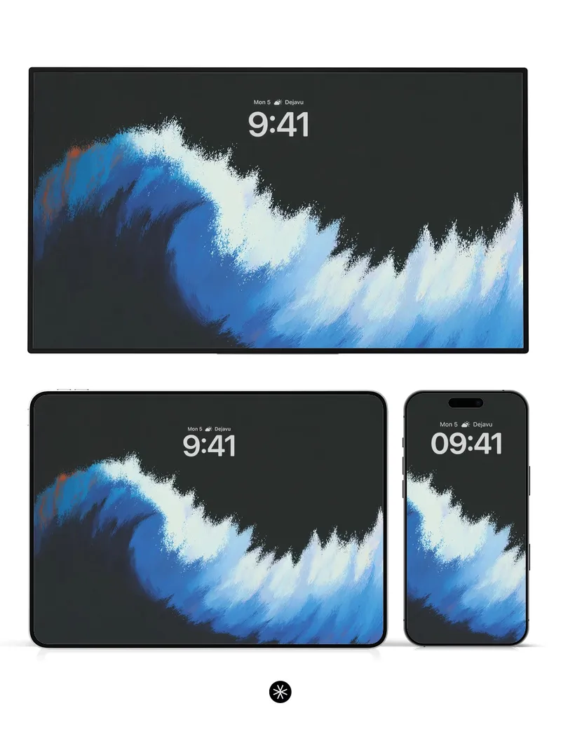 Dynamic Ocean Waves Background