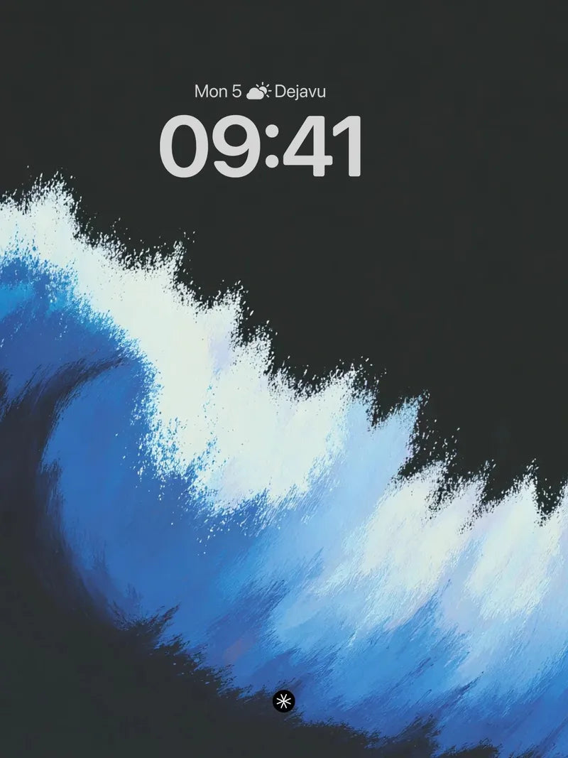 Dynamic Ocean Waves Background