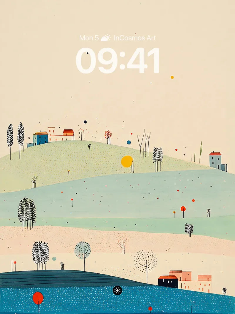 Pastel Hills Wallpaper 4K for iPhone Lock Screen wallpaper for iPhone, iPad & Mac