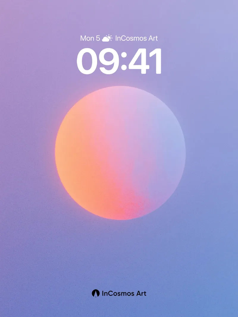 Serene Gradient Wallpaper with Soft Orb