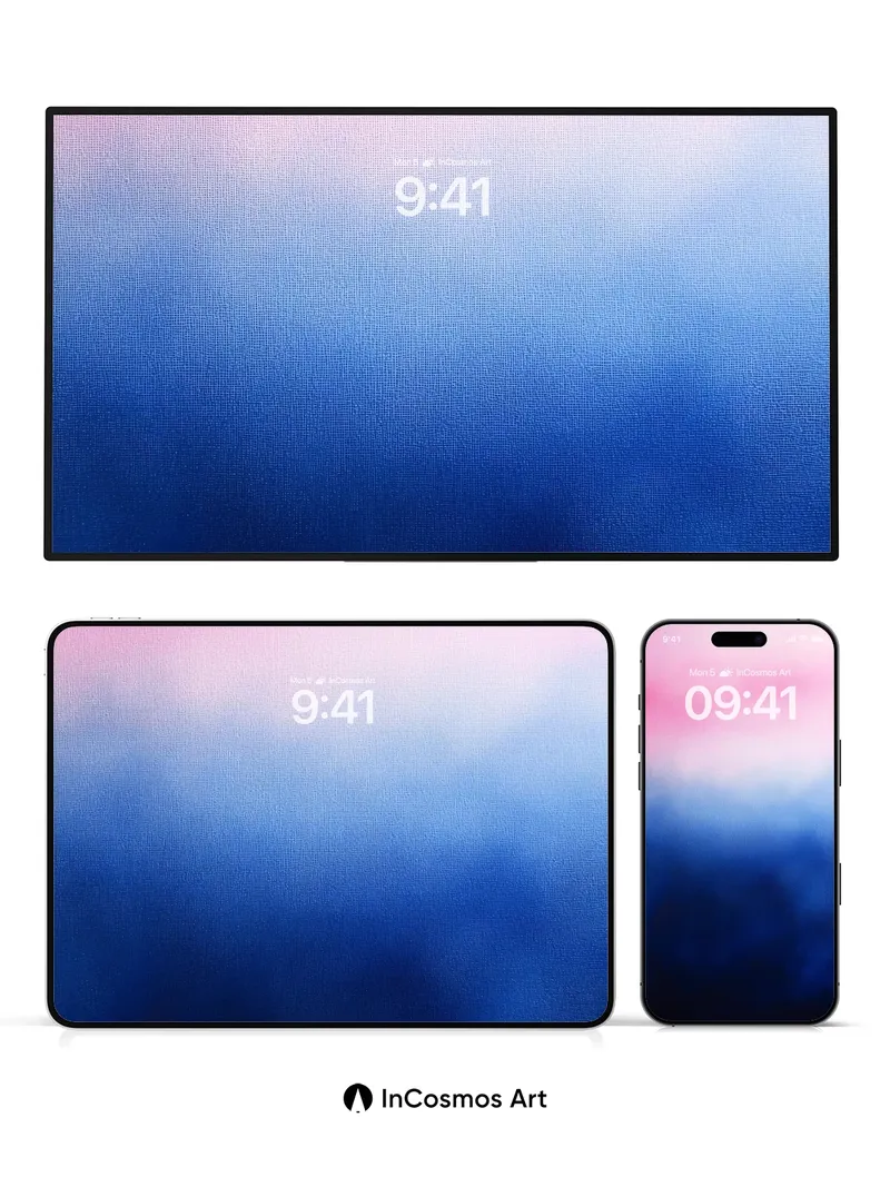 Silken Horizon Wallpaper with Breathable Light