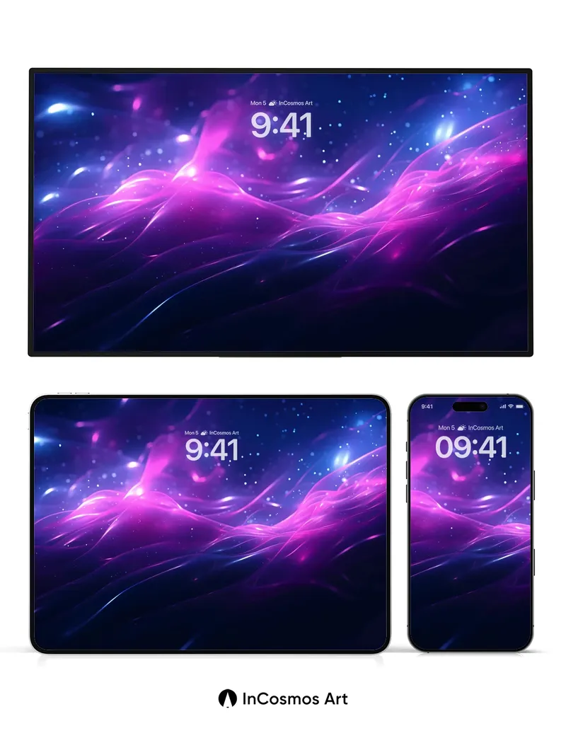 Cosmic Veil Wallpaper with Nebula Breath