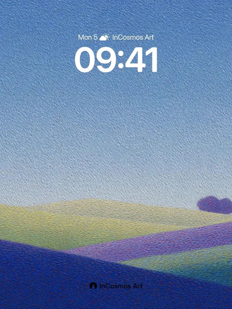 Serenity Sphere Wallpaper with Rolling Hues