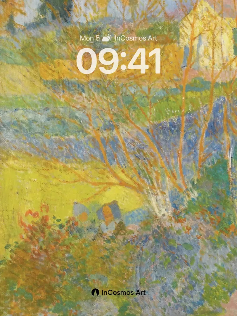 Golden Hush Wallpaper with Dappled Light