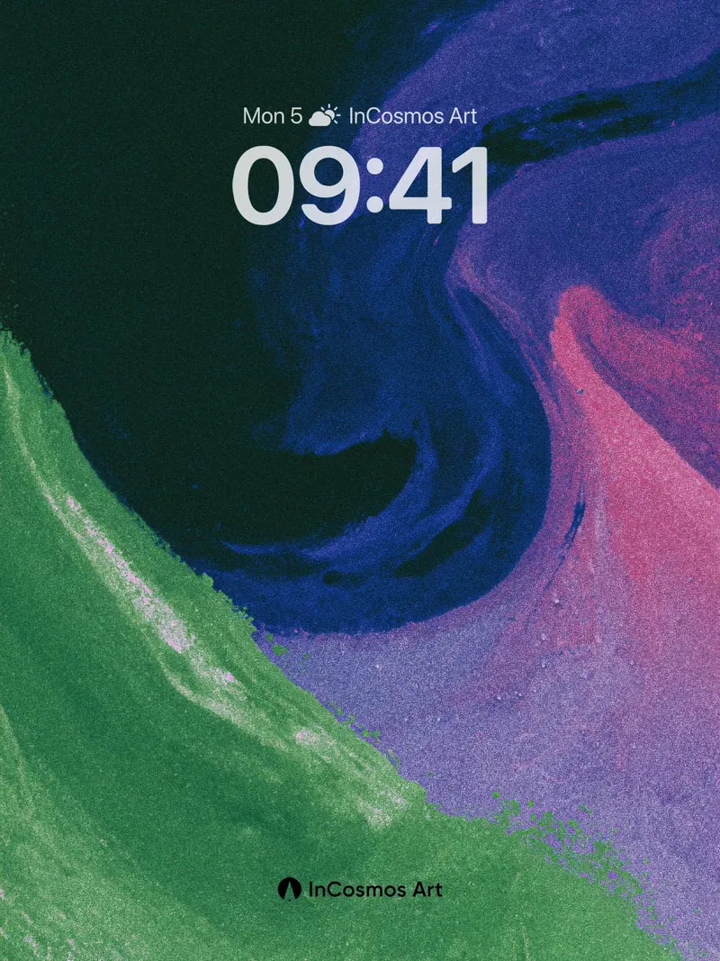 Whispering Vortex Wallpaper with Cosmic Swirls