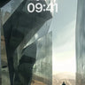 Silent Geometry Wallpaper with Reflective Depths wallpaper for iPhone, iPad & Mac