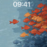 Vivid Ocean Life Background wallpaper for iPhone, iPad & Mac