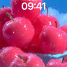 Luminous Cherry Wallpaper with Dewdrop Brilliance wallpaper for iPhone, iPad & Mac