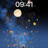 Starry Silence Wallpaper with Floating Constellations wallpaper for iPhone, iPad & Mac