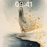 Serenity Drift Wallpaper with Golden Butterflies wallpaper for iPhone, iPad & Mac