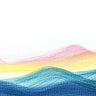 Serenity Wave Wallpaper with Pastel Horizon wallpaper for iPhone, iPad & Mac