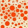Bubbling Orange Wallpaper with Cosmic Dots wallpaper for iPhone, iPad & Mac