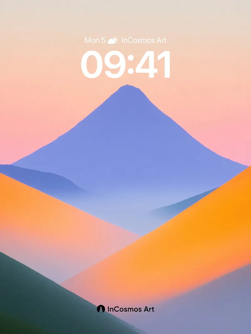 Serenity Peak Wallpaper with Hazy Horizon