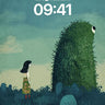 Whispering Cactus Wallpaper with Starlit Gaze wallpaper for iPhone, iPad & Mac
