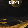 Golden Dune Wallpaper with Celestial Moonlight wallpaper for iPhone, iPad & Mac
