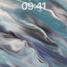 Liquid Sky Wallpaper with Marbled Depth wallpaper for iPhone, iPad & Mac