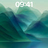 Serenity Veil Wallpaper with Mist-Blurred Peaks wallpaper for iPhone, iPad & Mac
