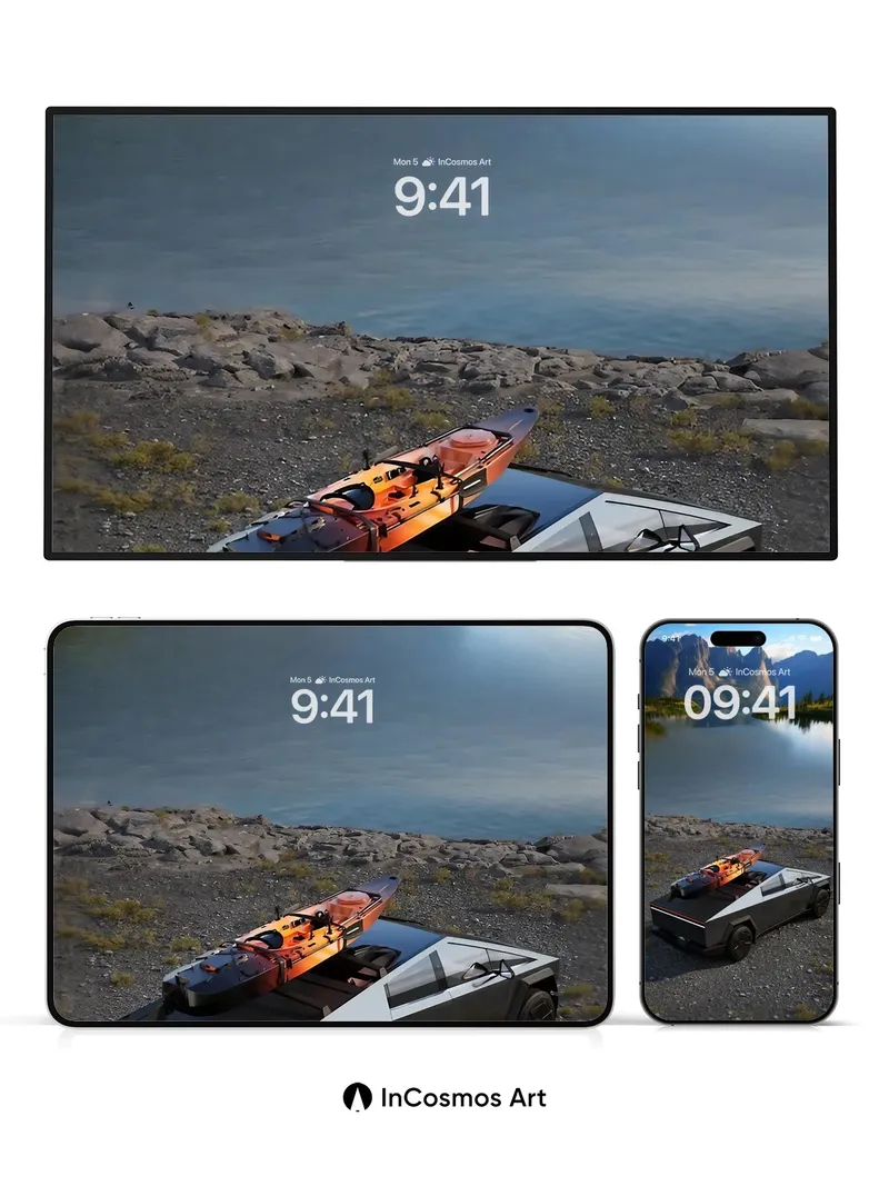 Silent Summit Wallpaper with Kayak Echo