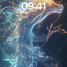 Luminous Dragon Wallpaper with Particle Breath wallpaper for iPhone, iPad & Mac