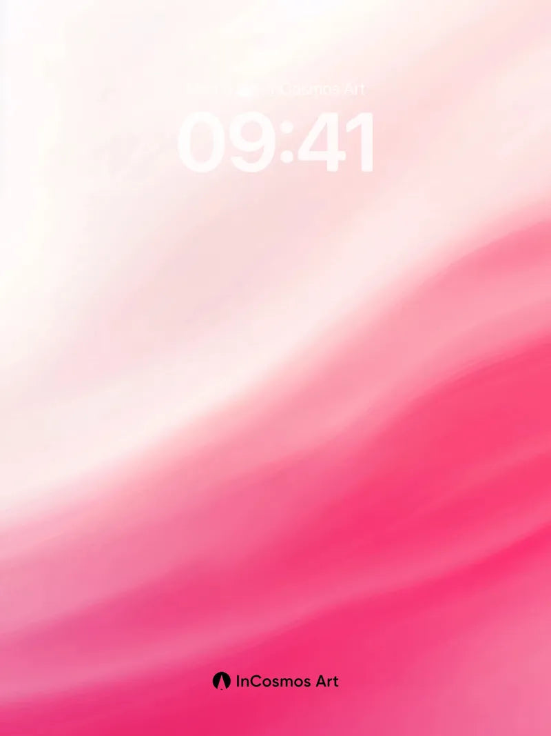 Velvet Wave Wallpaper with Soft Light Gradient