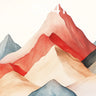 Crimson Ridge Wallpaper with Whispering Peaks wallpaper for iPhone, iPad & Mac