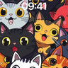 Playful Purr Wallpaper with Animated Whiskers wallpaper for iPhone, iPad & Mac
