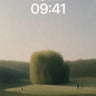 Serenity Sphere Wallpaper with Whispering Grass wallpaper for iPhone, iPad & Mac