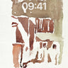 Earthy Silence Wallpaper with Rustic Lines wallpaper for iPhone, iPad & Mac