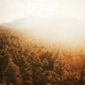 Golden Hush Wallpaper with Mountain Veil wallpaper for iPhone, iPad & Mac