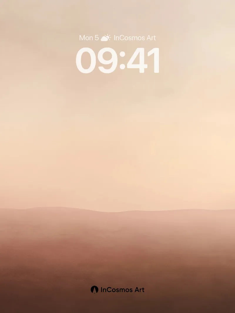 Hushed Horizon Wallpaper with Dusty Light