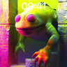 Neon Lurk Wallpaper with Glowing Eyes wallpaper for iPhone, iPad & Mac
