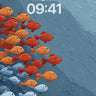 Oceanic Flow Abstract Wallpaper wallpaper for iPhone, iPad & Mac