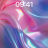 Iridescent Flow Wallpaper with Liquid Light wallpaper for iPhone, iPad & Mac