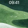 Serenity in Rolling Greens Wallpaper with Whispered Shadows wallpaper for iPhone, iPad & Mac
