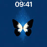 Cosmic Flutter Wallpaper with Starlight Veil wallpaper for iPhone, iPad & Mac
