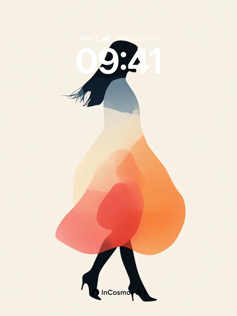 Silhouette Mirage Wallpaper with Color Breath