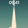 Ascendant Rocket Wallpaper with Celestial Trail wallpaper for iPhone, iPad & Mac