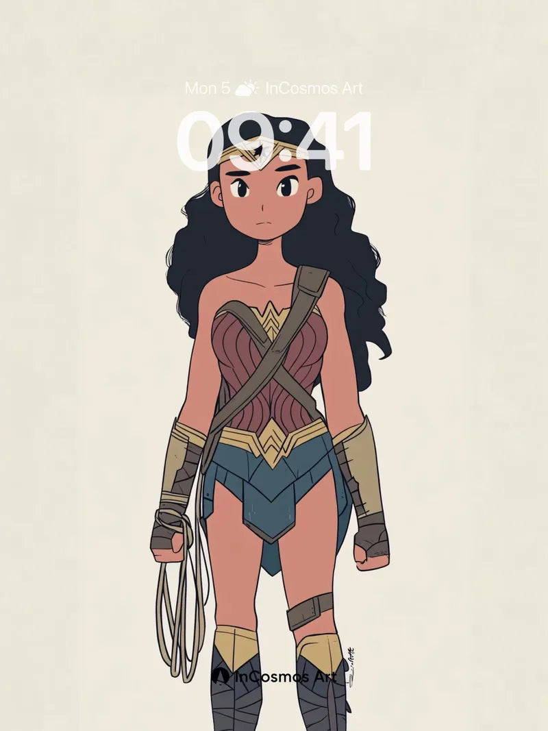 Courageous Warrior Wallpaper with Golden Crest wallpaper for iPhone, iPad & Mac
