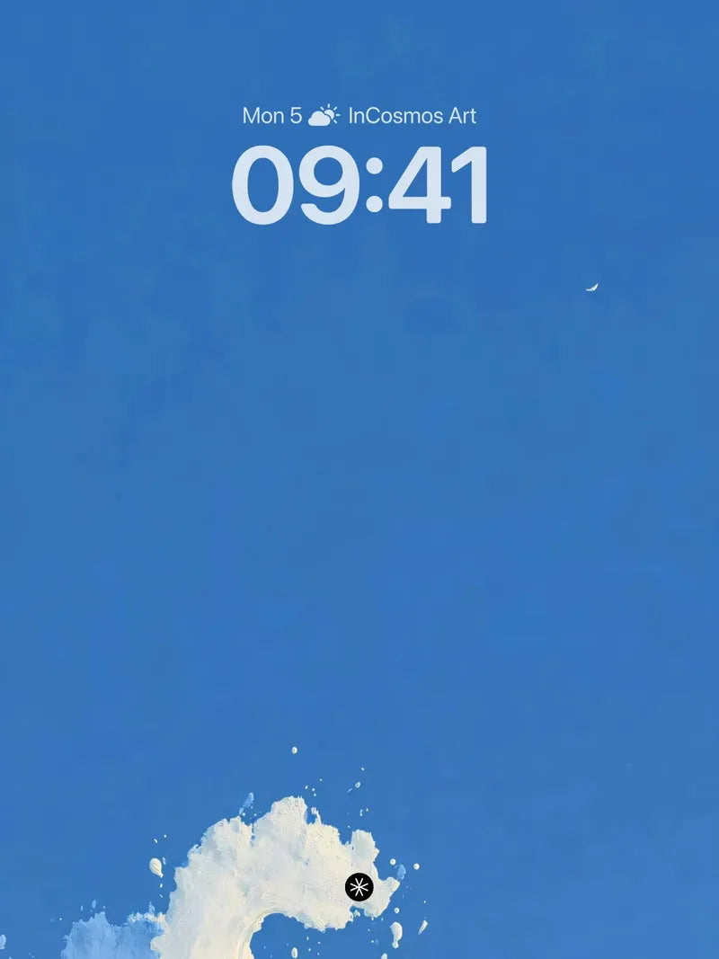 Blue Sky Clouds Wallpaper 4K for iPhone Lock Screen wallpaper for iPhone, iPad & Mac