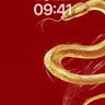 Golden Serpent Wallpaper with Crimson Veil wallpaper for iPhone, iPad & Mac