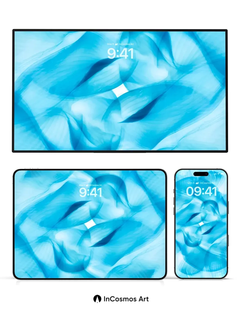 Liquid Sky Wallpaper with Ethereal Veils