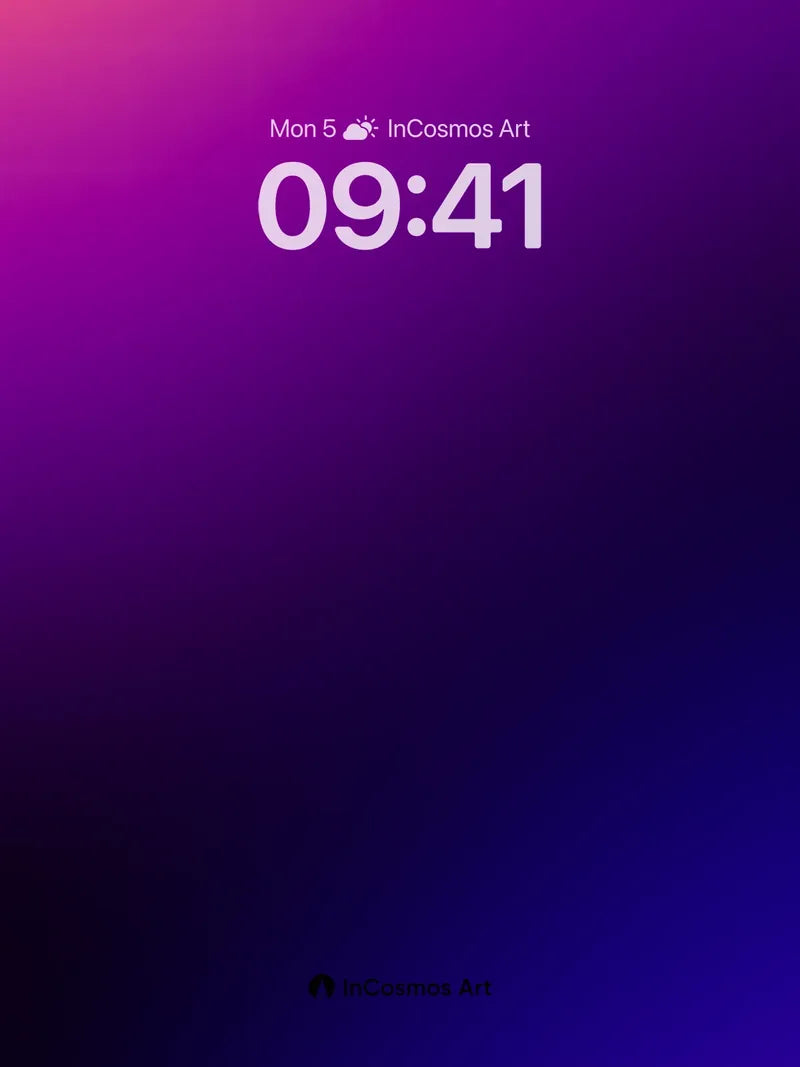 Velvet Twilight Wallpaper with Cosmic Gradient