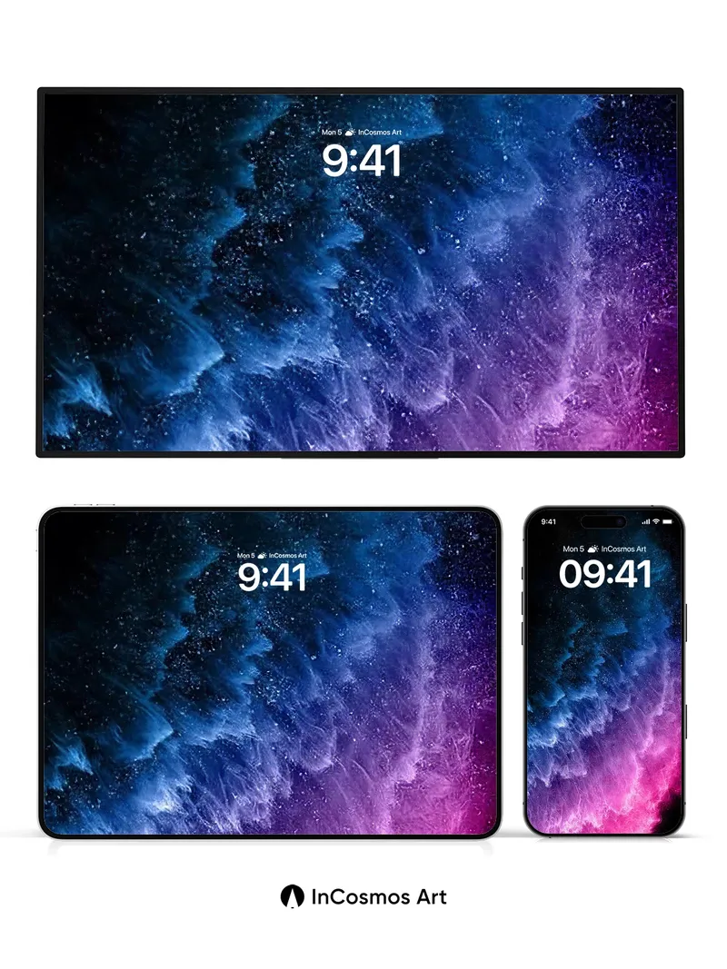 Cosmic Veil Wallpaper with Nebula Breath