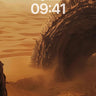 Desert Whispers Wallpaper with Ancient Shell wallpaper for iPhone, iPad & Mac