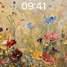 Whispering Meadow Wallpaper with Soft Petal Drift wallpaper for iPhone, iPad & Mac