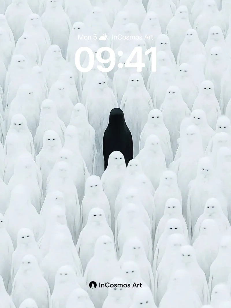 Silent Crowd Wallpaper with One Dark Soul