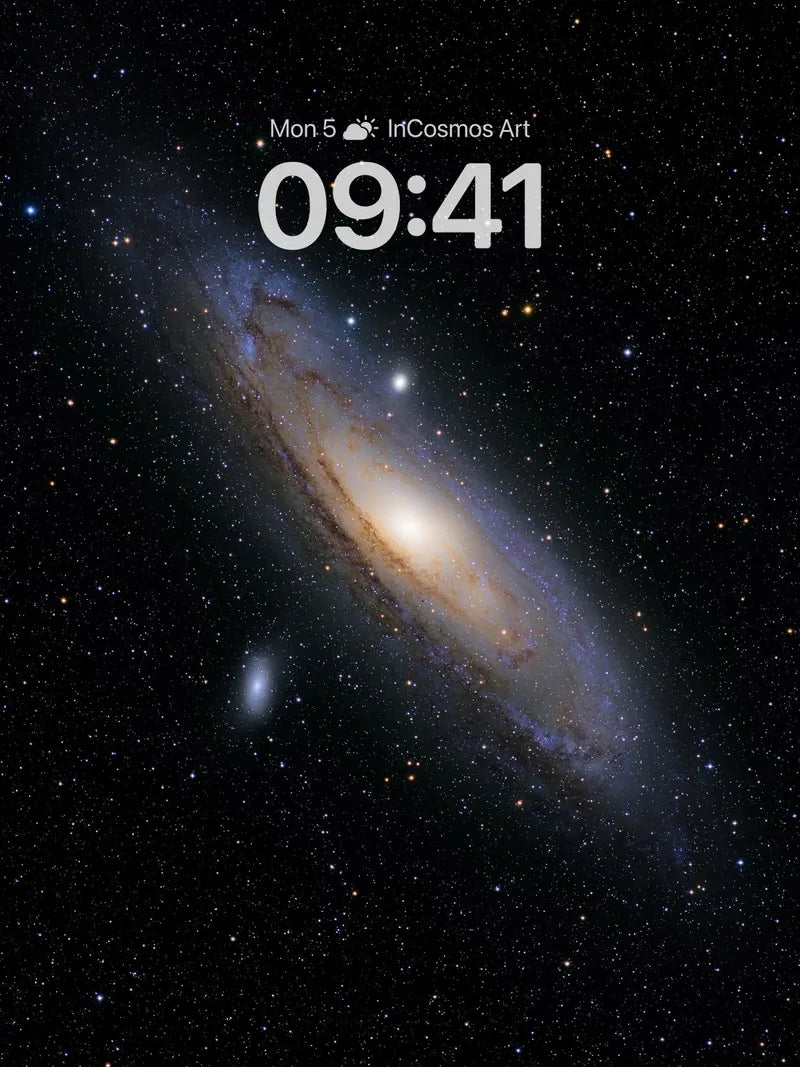 Celestial Whirl Wallpaper with Starlit Veils