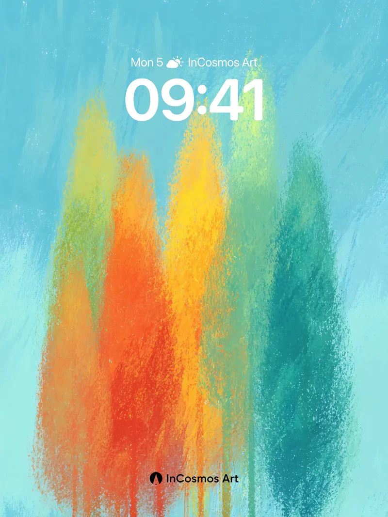 Chromatic Whisper Wallpaper with Soft Hues