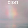 Pastel Haze Prism Ocean Background
