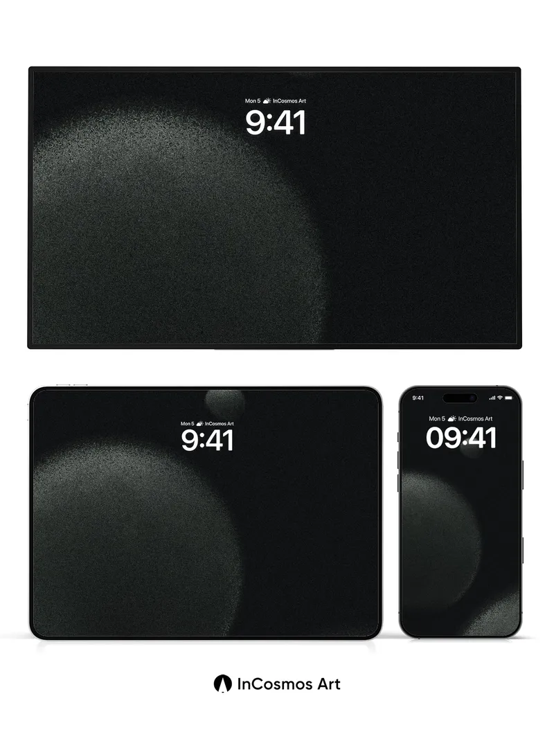 Silent Orbit Wallpaper with Cosmic Hush